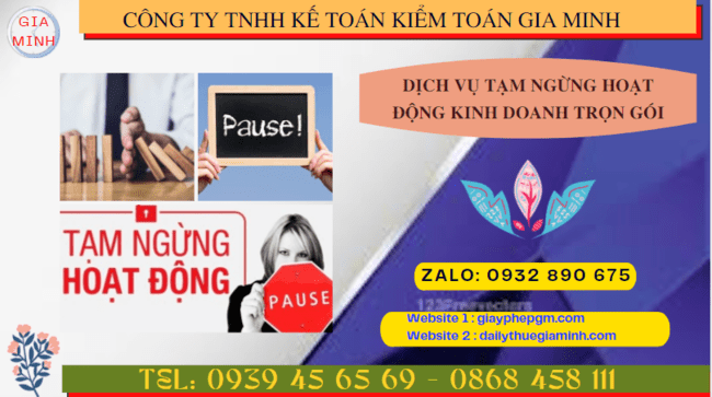 Thủ tục tạm ngừng hoạt động kinh doanh công ty tại Lào Cai