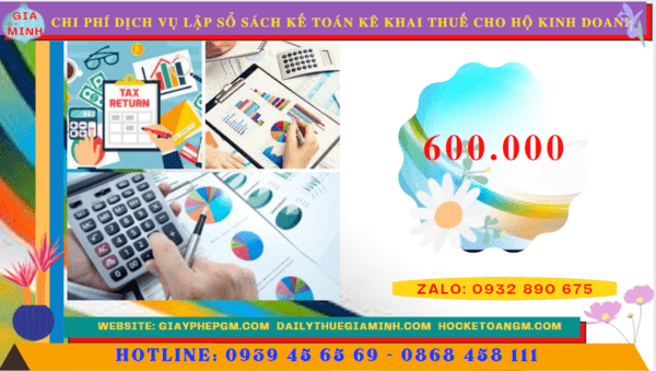 Dịch vụ lập sổ sách kế toán kê khai thuế cho hộ kinh doanh tại Bà Rịa – Vũng Tàu 5 Bảng giá dịch vụ kê khai thuế hộ kinh doanh tại Bà Rịa Vũng Tàu