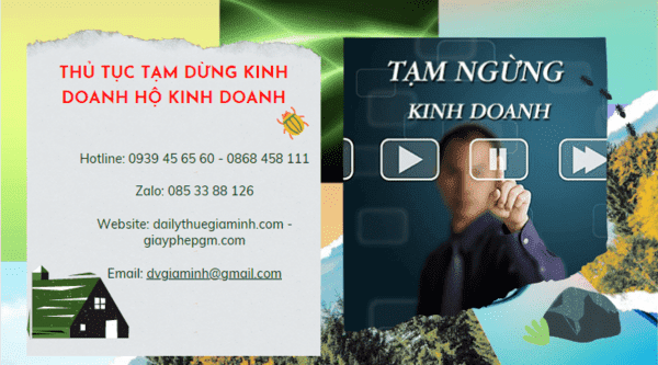 Thủ tục tạm dừng kinh doanh hộ kinh doanh tại Thành phố Hưng Yên 4 Thủ tục tạm dừng kinh doanh hộ cá thể 2022 tại Thành Phố Hưng Yên