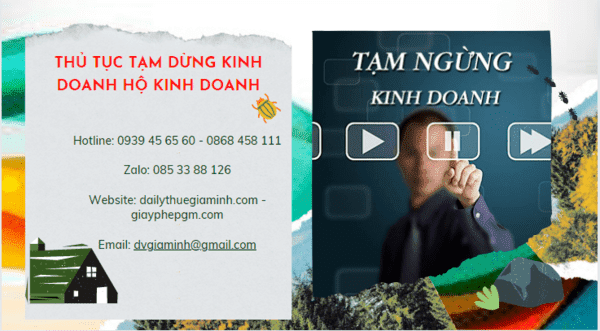 Thủ tục tạm dừng kinh doanh hộ cá thể 2022 tại Yên Bái