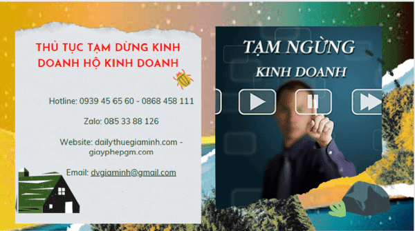 Thủ tục tạm dừng kinh doanh hộ kinh doanh tại Sơn La 4 Thủ tục tạm dừng kinh doanh hộ cá thể 2022 tại Sơn La