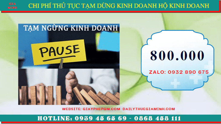 Thủ tục tạm dừng kinh doanh hộ kinh doanh tại Cao Bằng – Hướng dẫn chi tiết 5 Chi phí Thủ tục tạm dừng kinh doanh hộ kinh doanh tại Cao Bằng