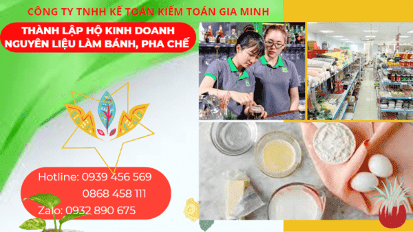 Kinh nghiệm thành lập hộ kinh doanh nguyên liệu làm bánh, pha chế tại Phú Quốc