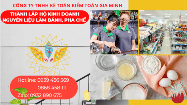 Thành lập hộ kinh doanh nguyên liệu làm bánh, pha chế tại nha trang 4 Kinh nghiệm thành lập hộ kinh doanh nguyên liệu làm bánh, pha chế tại Nha Trang