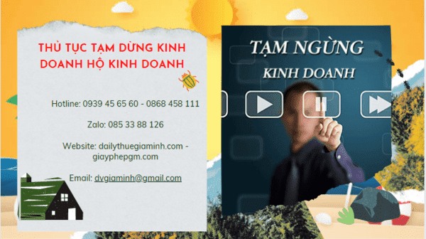 Thủ tục tạm dừng kinh doanh hộ cá thể 2022 tại Hà Giang