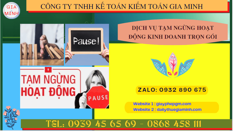 Dịch vụ tạm ngừng hoạt động kinh doanh trọn gói tại Thành phố Hưng Yên 4 Thủ tục tạm ngừng hoạt động kinh doanh công ty tại Thành Phố Hưng Yên