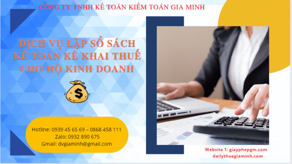 Dịch vụ lập sổ sách kế toán cho hộ kinh doanh tại Sơn La