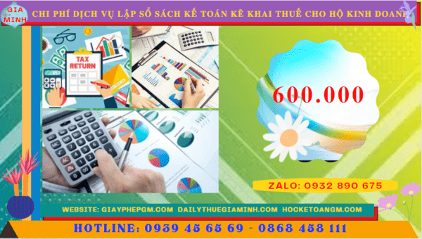Dịch vụ lập sổ sách kế toán kê khai thuế cho hộ kinh doanh tại thành phố hưng yên 5 Bảng giá dịch vụ kê khai thuế hộ kinh doanh tại Thành Phố Hưng Yên