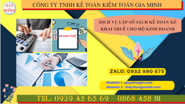 Dịch vụ kê khai thuế cho hộ kinh doanh theo quy định mới tại TP Hải Phòng