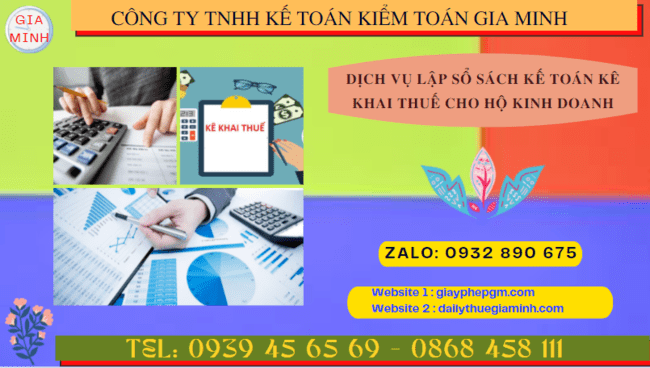 Dịch vụ lập sổ sách kế toán kê khai thuế cho hộ kinh doanh tại Thành Phố Hải Phòng