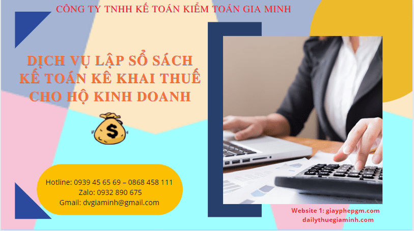Dịch vụ lập sổ sách kế toán cho hộ kinh doanh tại Thành phố Hà Nội