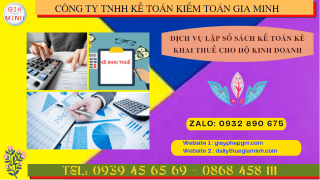 Dịch vụ lập sổ sách kế toán kê khai thuế cho hộ kinh doanh tại TP Hưng Yên