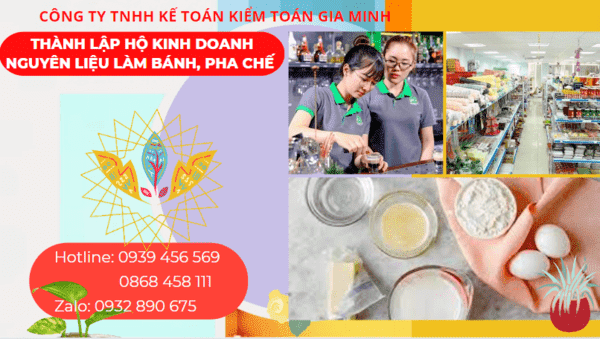 Thành lập hộ kinh doanh nguyên liệu làm bánh, pha chế tại Sơn La 4 Kinh nghiệm thành lập hộ kinh doanh nguyên liệu làm bánh, pha chế tại Sơn La