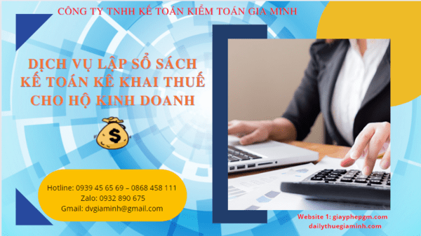 Dịch vụ lập sổ sách kế toán cho hộ kinh doanh tại thành phố Cần Thơ