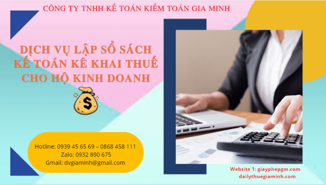 Dịch vụ lập sổ sách kế toán cho hộ kinh doanh tại Thành Phố Hải Phòng