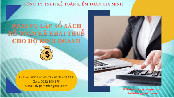 Dịch vụ lập sổ sách kế toán kê khai thuế cho hộ kinh doanh tại Bạc Liêu – Trọn gói, uy tín 6 Dịch vụ lập sổ sách kế toán cho hộ kinh doanh tại Bạc Liêu