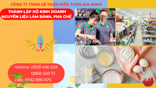 Kinh nghiệm thành lập hộ kinh doanh nguyên liệu làm bánh, pha chế tại TP Hưng Yên