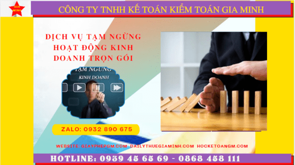 Dịch vụ tạm ngừng hoạt động kinh doanh trọn gói tại Thành phố Hưng Yên 6 Dịch vụ thủ tục tạm ngừng kinh doanh trọn gói tại Thành Phố Hưng Yên