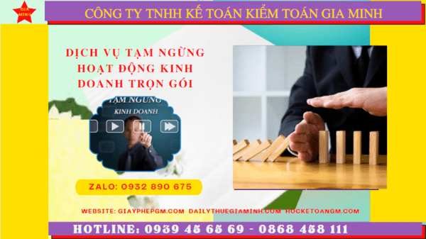 Dịch vụ tạm ngừng hoạt động kinh doanh trọn gói tại Hưng Yên 8 Dịch vụ thủ tục tạm ngừng kinh doanh trọn gói tại Hưng Yên