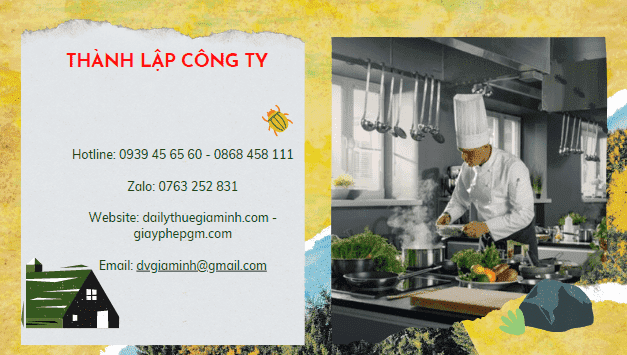 THÀNH LẬP BẾP ĂN CÔNG NGHIỆP 6 Quy trình thành lập công ty suất ăn Công nghiệp
