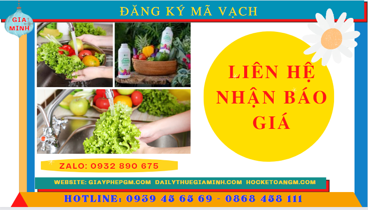 Đăng ký Mã Vạch Nước Rửa Rau: Hướng Dẫn Chi Tiết và Lợi Ích 5 Đăng ký mã số vạch nước rửa rau hết bao nhiêu tiền?