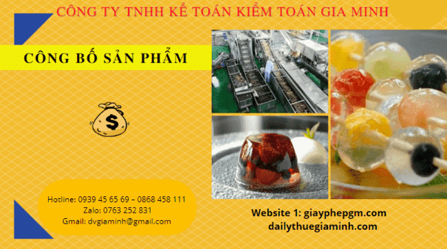 Thủ tục công bố sản phẩm thạch hoa quả 4 Thủ tục công bố sản phẩm thạch hoa quả