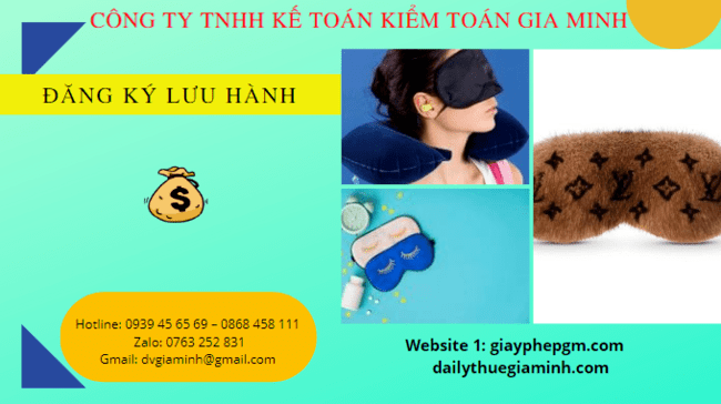 Trình tự cấp giấy đăng ký lưu hành miếng che mắt ngủ