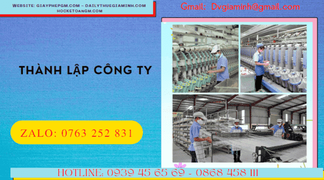 Thành lập công ty sản xuất sợi 9 Hướng dẫn thủ tục thành lập công ty kinh doanh mua bán sợi