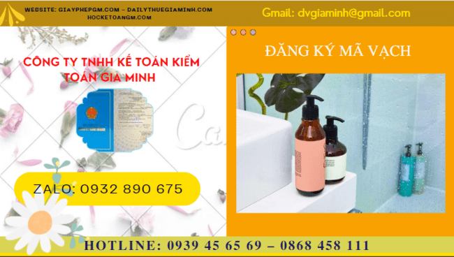Đăng ký mã số mã vạch sản phẩm tẩy rửa đa năng 6 Thủ tục nhập khẩu tẩy rửa đa năng