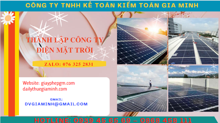 Thành lập công ty điện mặt trời 4 Những điều cần lưu ý khi thành lập công ty điện mặt trời