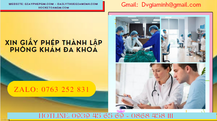 DỊCH VỤ XIN GIẤY PHÉP THÀNH LẬP PHÒNG KHÁM ĐA KHOA TPHCM 1 Dịch vụ mở phòng khám tư nhân đa khoa chuyên khoa tại tphcm