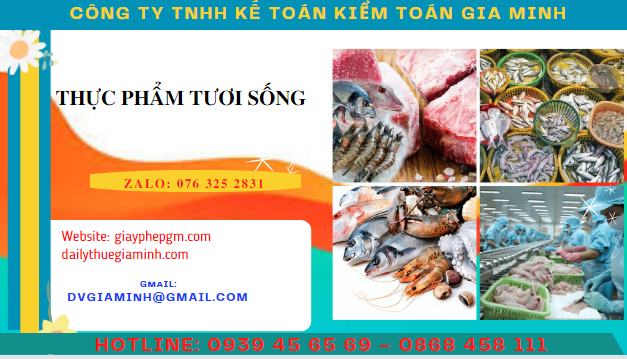 Thủ tục Bổ sung ngành nghề bán buôn thực phẩm tươi sống 1 Đăng ký bổ sung ngành nghề bán buôn thực phẩm tươi sống