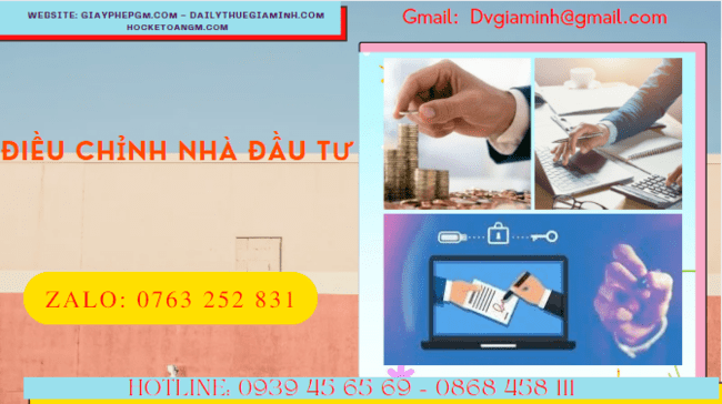 Điều chỉnh giấy chứng nhận đầu tư công ty vốn nước ngoài