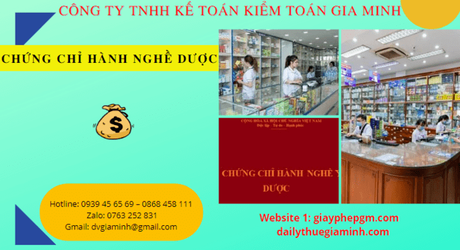 Dịch vụ làm chứng chỉ hành nghề dược