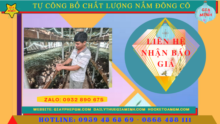 Công bố chất lượng nấm đông cô 5 Chi phí công bố sản phẩm nấm đông cô trọn gói