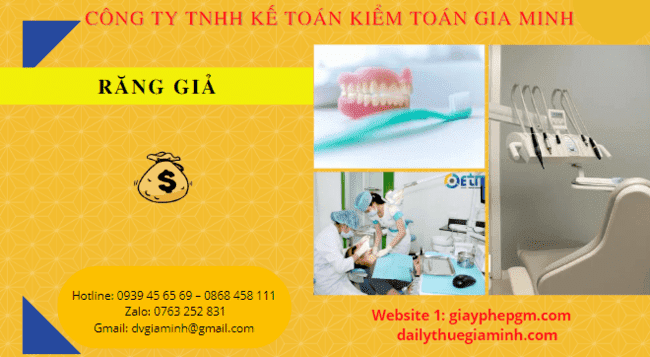 Dịch vụ cấp giấy phép làm răng giả 5 Cấp giấy phép hoạt động đối với cơ sở dịch vụ làm răng giả