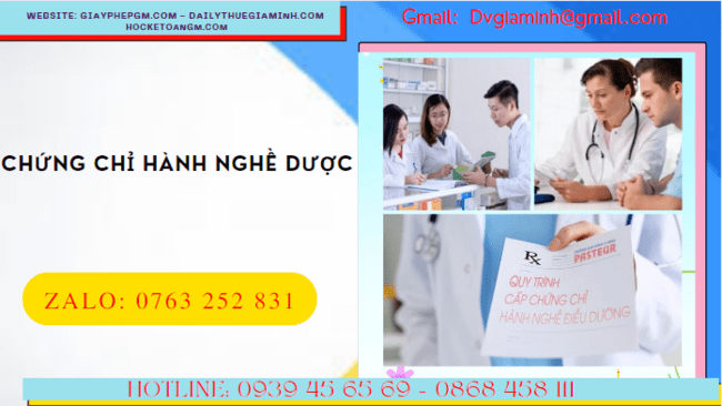 Điều kiện thủ tục cấp chứng chỉ hành nghề dược năm 2023