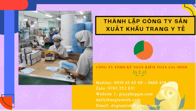 Thành lập công ty sản xuất khẩu trang y tế 12 Kinh nghiệm thành lập công ty khẩu trang y tế thành công