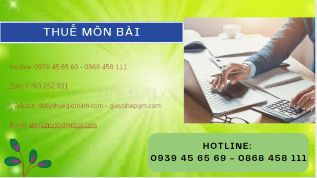 Hướng dẫn khai lệ phí môn bài cho địa điểm kinh doanh 4 Cách nộp thuế cho địa điểm kinh doanh mới nhất