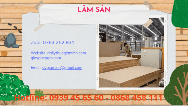 Điều kiện thành lập công ty chế biến lâm sản