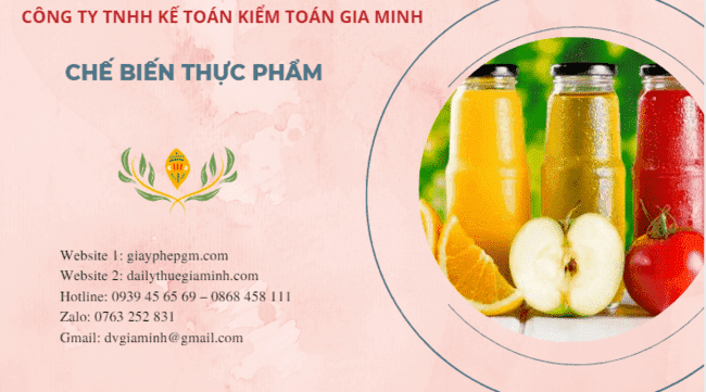 Thành lập công ty chế biến thực phẩm cần những thủ tục gì?