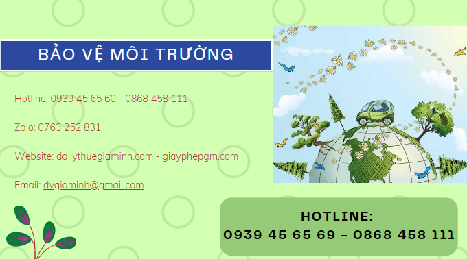 Đăng ký kế hoạch bảo vệ môi trường 6 Thủ tục xác nhận kế hoạch bảo vệ môi trường
