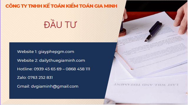 Tư vấn xin cấp phép đầu tư 6 Những trường hợp phải xin cấp phép đầu tư