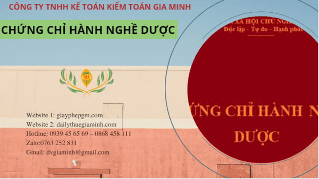 Điều kiện xin cấp chứng chỉ hành nghề dược