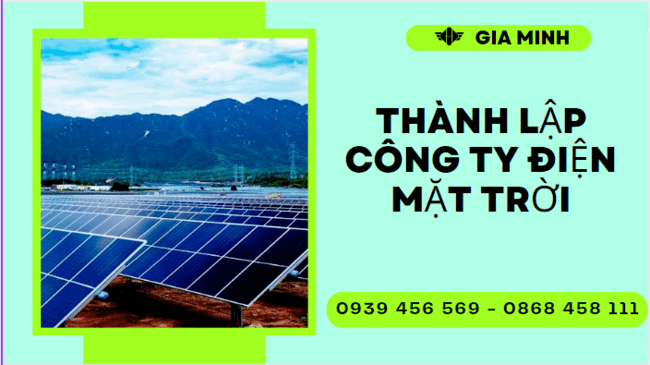 Thành lập công ty sản xuất pin năng lượng mặt trời