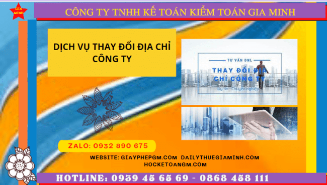 Dịch vụ thay đổi địa chỉ công ty tại đồng nai chỉ 1.200.000 đ 6 Thủ tục chuyển địa điểm kinh doanh thay đổi tên công ty tại Đồng Nai