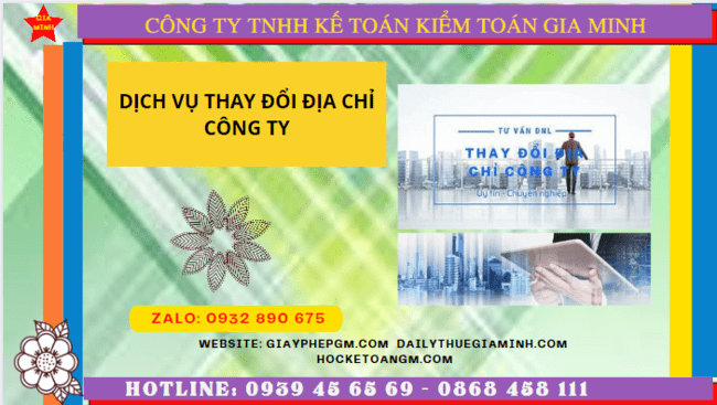 Dịch vụ thay đổi địa chỉ công ty tại đồng nai chỉ 1.200.000 đ 4 Dịch vụ thay đổi địa chỉ trụ sở công ty tại Đồng Nai