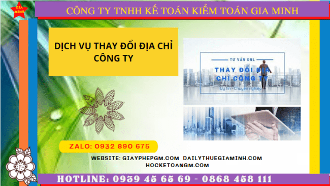DỊCH VỤ THAY ĐỔI ĐỊA CHỈ CÔNG TY TẠI KON TUM CHỈ 1.200.000 Đ 4 Dịch vụ thay đổi địa chỉ trụ sở công ty tại Kon Tum