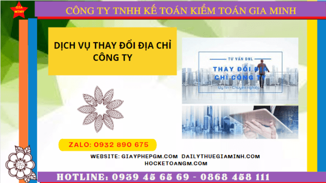 Dịch vụ thay đổi địa chỉ trụ sở công ty tại Lâm Đồng