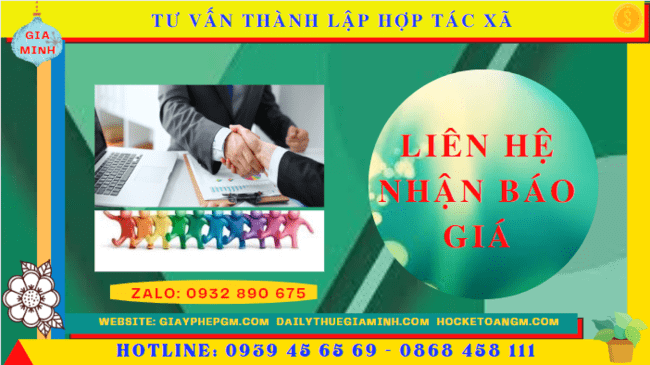 Tư vấn thành lập hợp tác xã tại quận ninh kiều 6 Chi phí dịch vụ thành lập hợp tác xã tại Quận Ninh Kiều